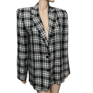 Vintage 80s Criscione X Cache Size S Jacket Blazer 100% Rayon with Rhinestones